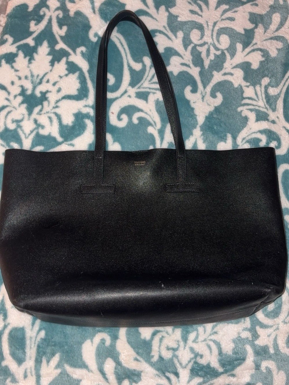 Tom Ford Black Leather Tote